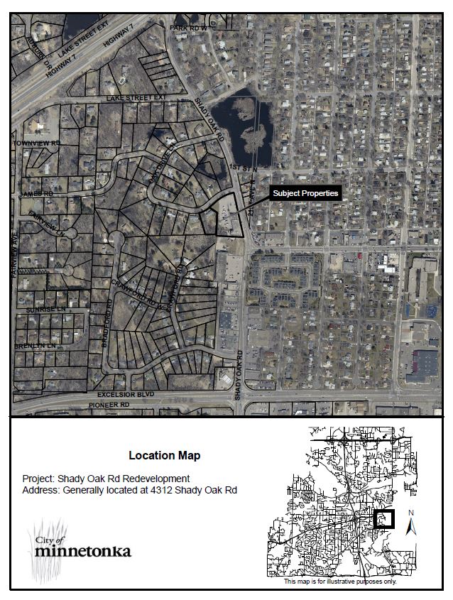 Shady Oak Road Redevelopment - Map