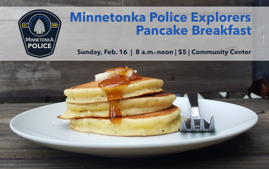 Police Explorers Pancake Breakfast advertisement