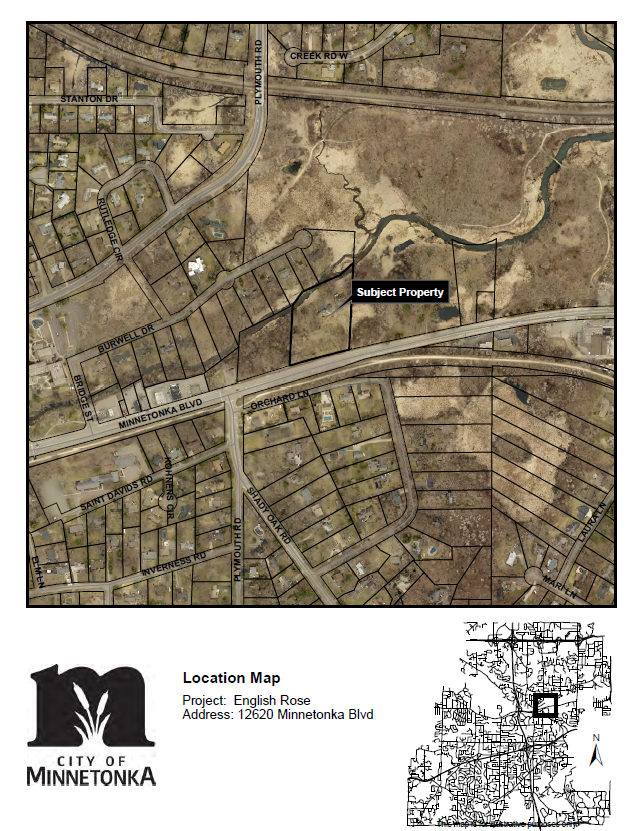 Map of English Rose project area